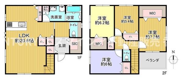 枚方市楠葉中町の中古一戸建て