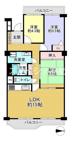 グリーンタウン香里ヶ丘　A棟