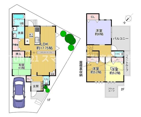 枚方市香里ケ丘９丁目の中古一戸建