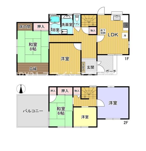 枚方市香里園桜木町の中古一戸建