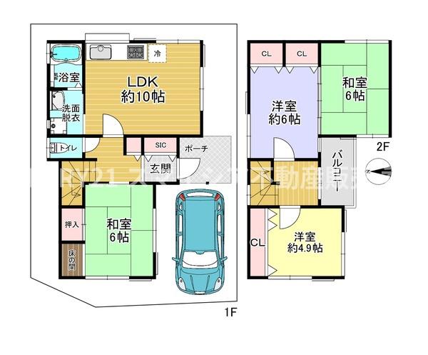 交野市郡津３丁目の中古一戸建