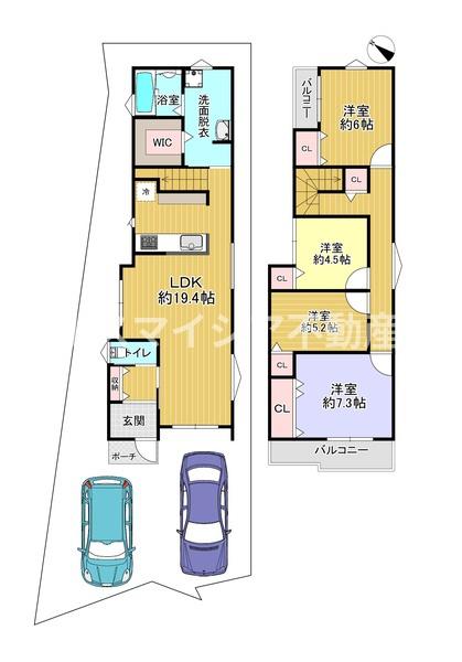 交野市星田３丁目の新築一戸建