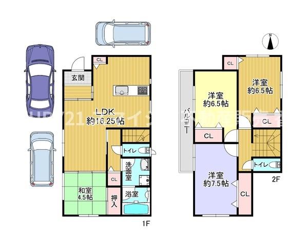 枚方市招提大谷２丁目の中古一戸建