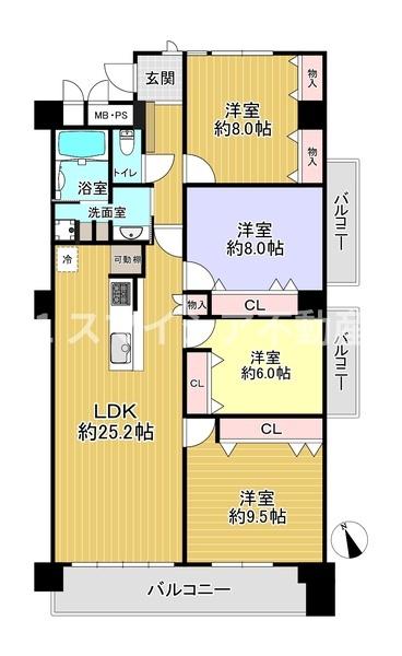 香里ヶ丘セントポリア壱号棟