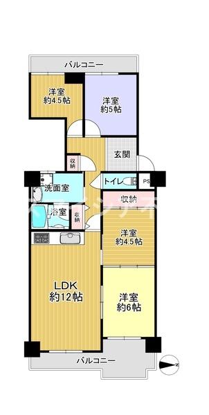 ラウンドシティフドウ香里南Ｂ棟
