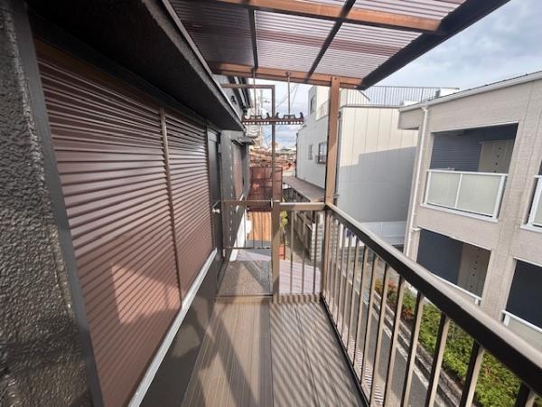 枚方市田口1丁目の中古一戸建て(バルコニー)