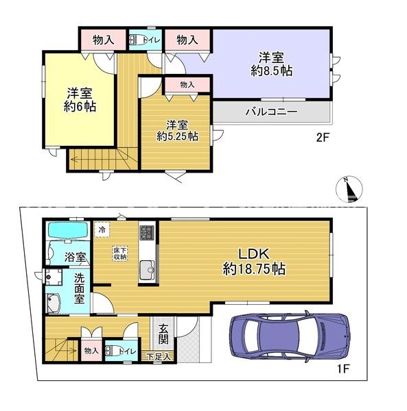 枚方市野村北町の新築一戸建