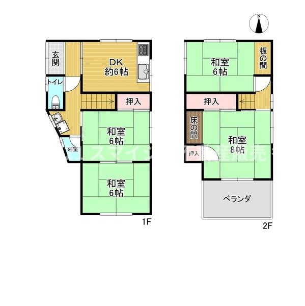 寝屋川市川勝町の中古一戸建