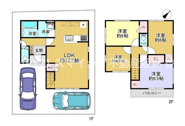 枚方市上島町の新築一戸建