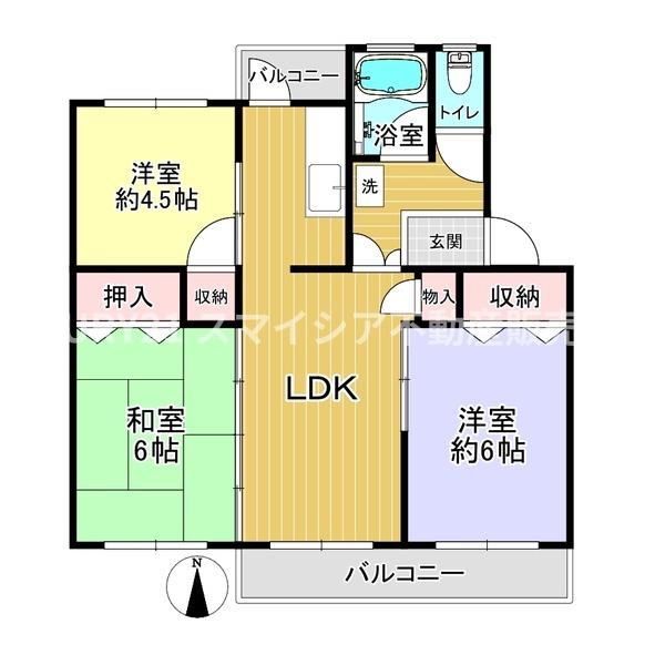 香里三井F住宅80号棟