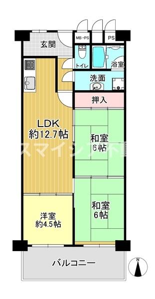 労住まきのハイツ四号棟