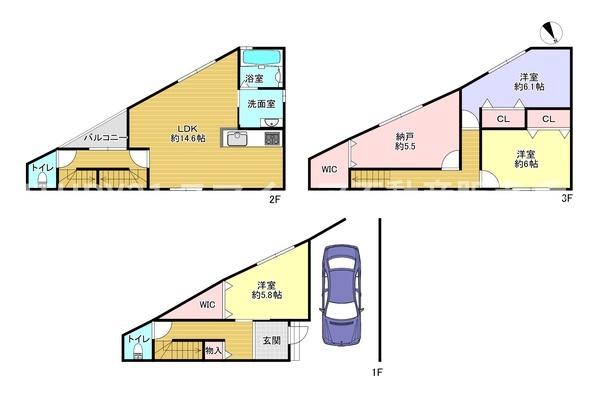 枚方市桜丘町の新築一戸建