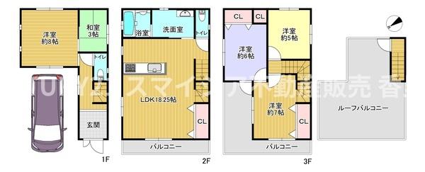 枚方市茄子作1丁目の中古一戸建