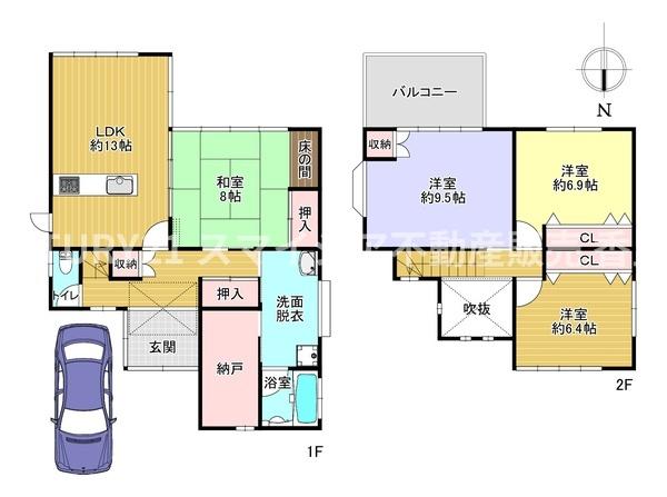 交野市私部６丁目の中古一戸建て