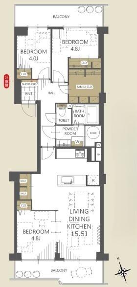 香里ヶ丘ガーデンハイツ第1期棟