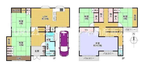 高槻市唐崎中４丁目の中古一戸建て