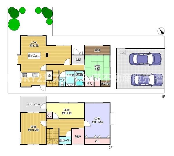 京田辺市大住仲ノ谷の中古一戸建