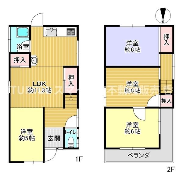 寝屋川市黒原橘町の中古一戸建