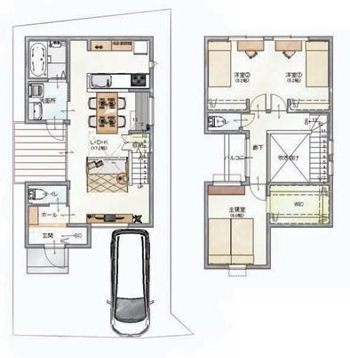 枚方市茄子作１丁目の新築一戸建