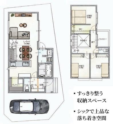 枚方市茄子作１丁目の新築一戸建