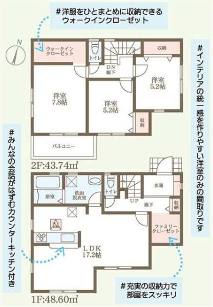 枚方市東香里元町の新築一戸建