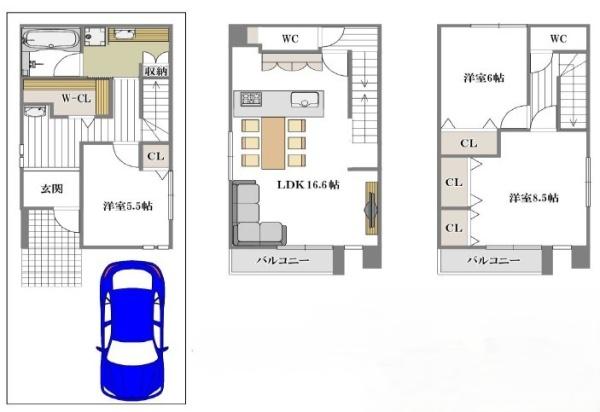 枚方市出口５丁目の新築一戸建
