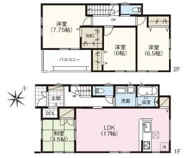 枚方市香里ケ丘８丁目の新築一戸建