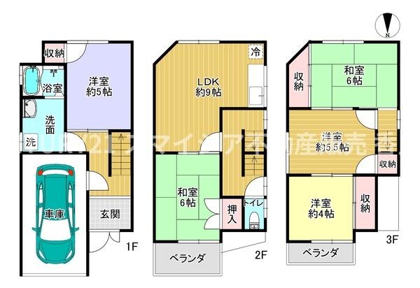 枚方市長尾元町３丁目の中古一戸建