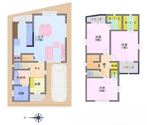 寝屋川市成美町の新築一戸建