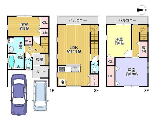 枚方市宮之阪５丁目の新築一戸建