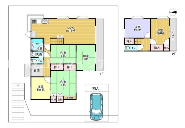 寝屋川市太秦緑が丘の中古一戸建