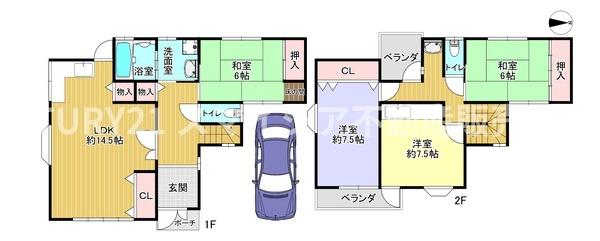 交野市私部２丁目の中古一戸建