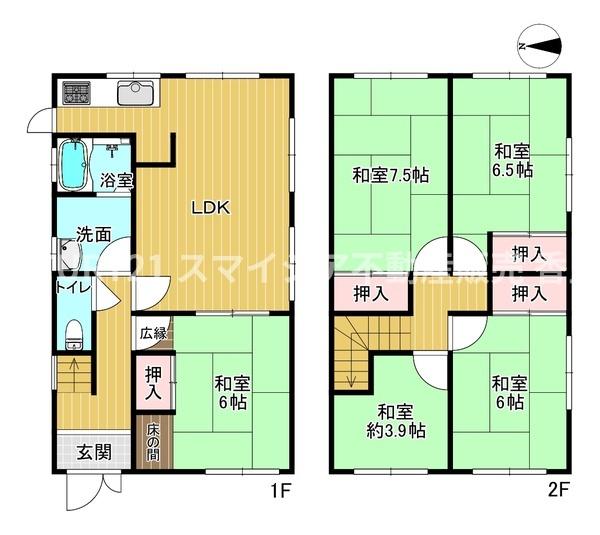 枚方市長尾家具町4丁目の中古一戸建
