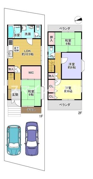 枚方市招提大谷３丁目の中古一戸建