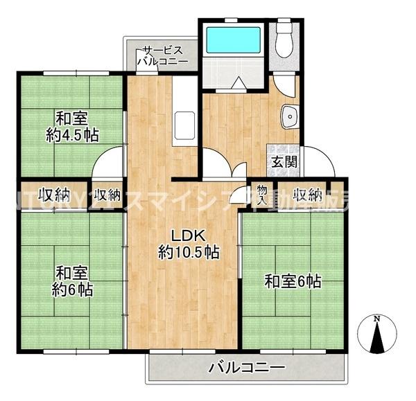 香里三井J住宅　A90棟