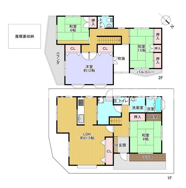 枚方市翠香園町の中古一戸建て