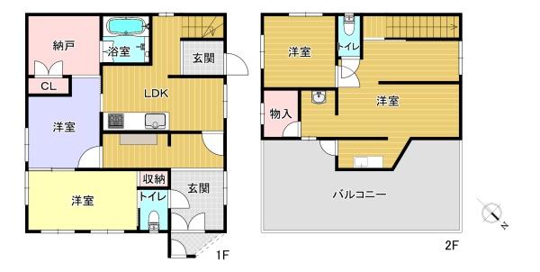 枚方市茄子作４丁目の中古一戸建て
