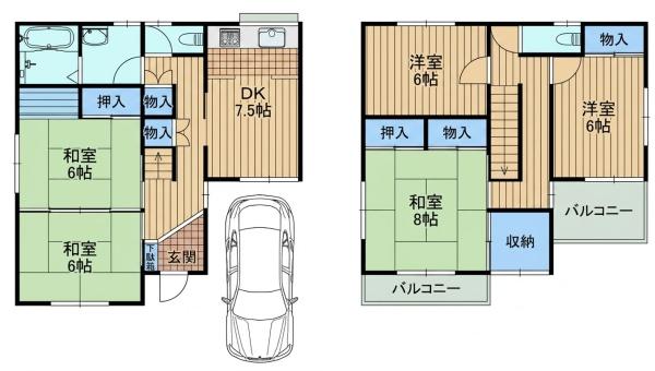 寝屋川市太秦緑が丘の中古一戸建