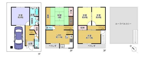 寝屋川市錦町の中古一戸建て