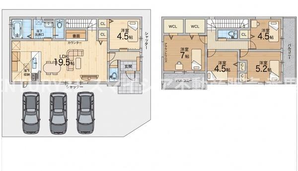 枚方市上島町の新築一戸建