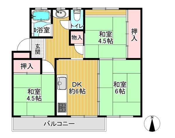 中宮第四住宅　74号棟