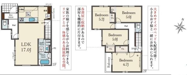 枚方市香里ケ丘１丁目の新築一戸建