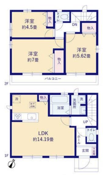 枚方市長尾東町2丁目の新築一戸建
