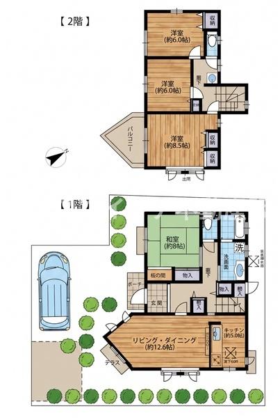 枚方市北山１丁目の中古一戸建