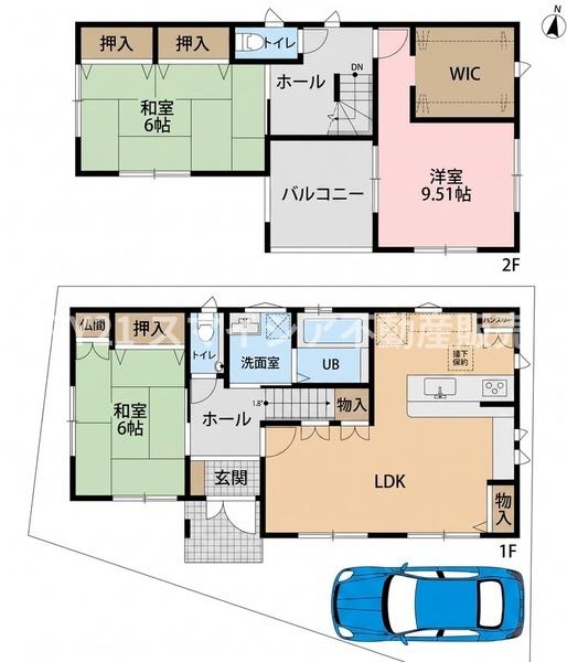 枚方市野村中町の中古一戸建