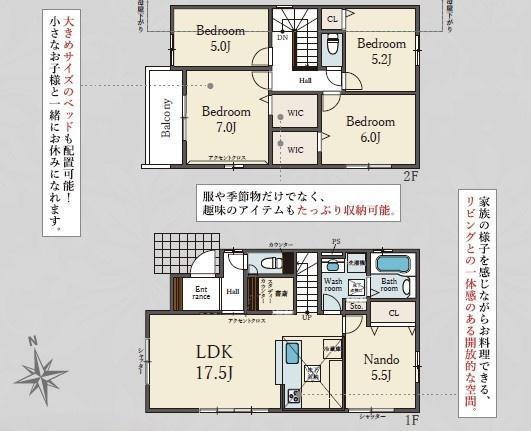 枚方市楠葉野田３丁目の新築一戸建