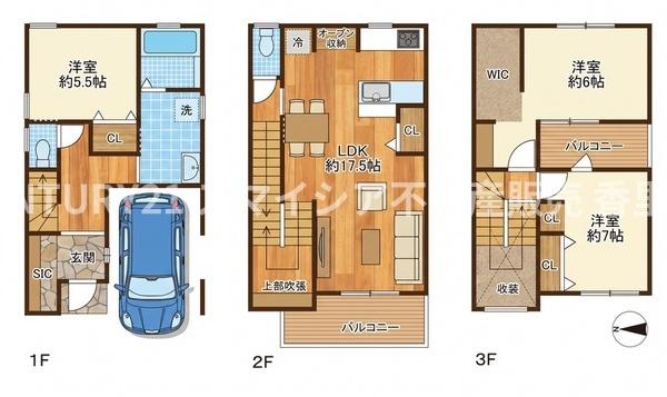 寝屋川市宝町の新築一戸建