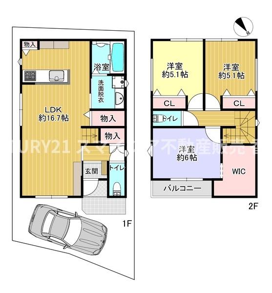 枚方市津田東町2丁目の新築一戸建