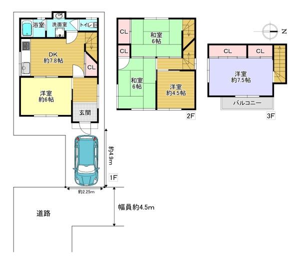 高槻市津之江北町の中古一戸建て