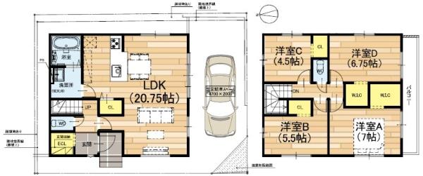 枚方市都丘町の新築一戸建